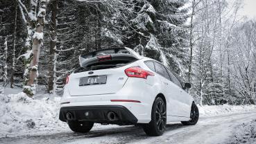 Fox passend für Ford Focus III RS Endschalldämpfer quer Ausgang rechts/links mit Abgasklappe - 1x114 Typ 25 rechts/links  FO032145-295