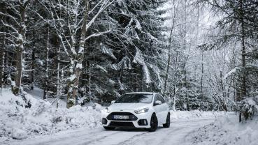 Fox passend für Ford Focus III RS Endschalldämpfer quer Ausgang rechts/links mit Abgasklappe - 129x106 Typ 32 rechts/links schwarz emailliert FO032145-749S