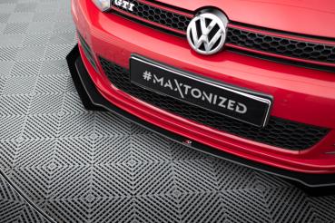 Maxton Design Flaps für VW Golf GTI Mk6 schwarz Hochglanz