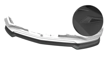 CSR Frontspoiler | Cup-Spoilerlippe für Cadillac Lyriq CSL438-L Lackierung erforderlich (unlackiert roh)