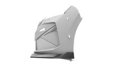 CSR Frontspoiler | Cup-Spoilerlippe für Skoda Octavia 4 RS CSL992-C Carbon Look Hochglanz (keine Lackierung erforderlich)