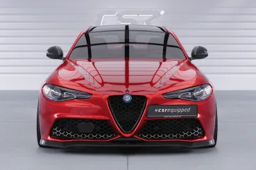 CSR Frontspoiler | Cup-Spoilerlippe mit ABE für Alfa Romeo Giulia (952) Veloce CSL782-S strukturiert schwarz matt (keine Lackierung erforderlich)