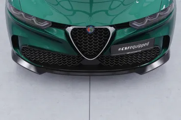 CSR Frontspoiler | Cup-Spoilerlippe mit ABE für Alfa Romeo Tonale CSL905-S strukturiert schwarz matt (keine Lackierung erforderlich)