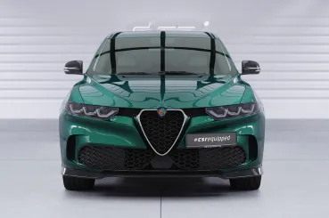 CSR Frontspoiler | Cup-Spoilerlippe mit ABE für Alfa Romeo Tonale CSL905-G Glossy schwarz Hochglanz (keine Lackierung erforderlich)