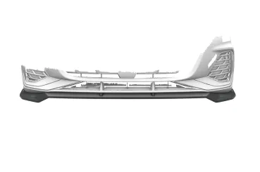 CSR Frontspoiler | Cup-Spoilerlippe mit ABE für Audi A3 S-Line / S3 (8Y) CSL375-G Glossy schwarz Hochglanz (keine Lackierung erforderlich)