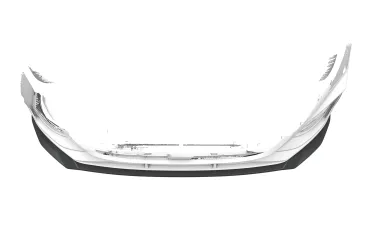 CSR Frontspoiler | Cup-Spoilerlippe mit ABE für Audi A3 S-Line / S3 (8Y) CSL375-C Carbon Look Hochglanz (keine Lackierung erforderlich)