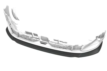 CSR Frontspoiler | Cup-Spoilerlippe mit ABE für Audi A5/ S5 B10 (Typ FU) CSL023-S strukturiert schwarz matt (keine Lackierung erforderlich)