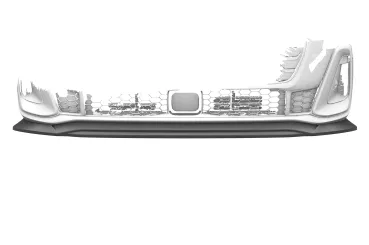 CSR Frontspoiler | Cup-Spoilerlippe mit ABE für Audi A5/ S5 B10 (Typ FU) CSL023-G Glossy schwarz Hochglanz (keine Lackierung erforderlich)