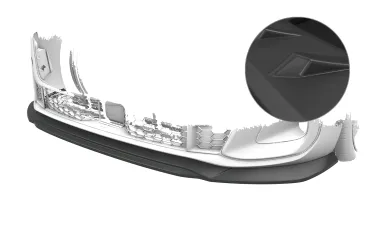 CSR Frontspoiler | Cup-Spoilerlippe mit ABE für Audi A5/ S5 B10 (Typ FU) CSL023-L Lackierung erforderlich (unlackiert roh)