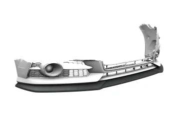 CSR Frontspoiler | Cup-Spoilerlippe mit ABE für Audi A6 S-Line / S6 C7 (Typ 4G) CSL019-C Carbon Look Hochglanz (keine Lackierung erforderlich)