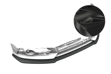 CSR Frontspoiler | Cup-Spoilerlippe mit ABE für Audi A6 S-Line / S6 C7 (Typ 4G) CSL019-G Glossy schwarz Hochglanz (keine Lackierung erforderlich)