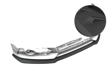 CSR Frontspoiler | Cup-Spoilerlippe mit ABE für Audi A6 S-Line / S6 C7 (Typ 4G) CSL019-L Lackierung erforderlich (unlackiert roh)
