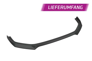 CSR Frontspoiler | Cup-Spoilerlippe mit ABE für Audi A8 (D5) CSL705-S strukturiert schwarz matt (keine Lackierung erforderlich)