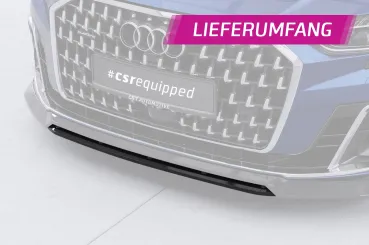 CSR Frontspoiler | Cup-Spoilerlippe mit ABE für Audi A8 D5 (Typ 4N/F8) CSL867-S strukturiert schwarz matt (keine Lackierung erforderlich)