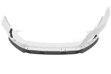 CSR Frontspoiler | Cup-Spoilerlippe mit ABE für Audi Q3 (8U) CSL570-G Glossy schwarz Hochglanz (keine Lackierung erforderlich)