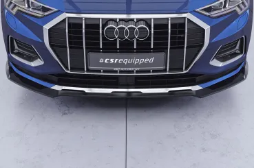 CSR Frontspoiler | Cup-Spoilerlippe mit ABE für Audi Q3 (F3) CSL930-L Lackierung erforderlich (unlackiert roh)
