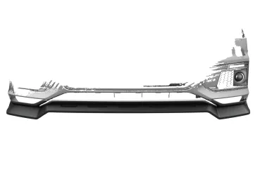 CSR Frontspoiler | Cup-Spoilerlippe mit ABE für Audi Q7 (4M) CSL984-C Carbon Look Hochglanz (keine Lackierung erforderlich)