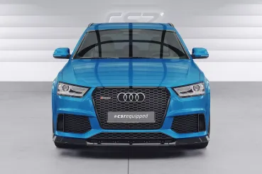CSR Frontspoiler | Cup-Spoilerlippe mit ABE für Audi RSQ3 (8U) CSL879-L Lackierung erforderlich (unlackiert roh)