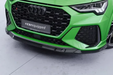 CSR Frontspoiler | Cup-Spoilerlippe mit ABE für Audi RSQ3 (F3) CSL838-L Lackierung erforderlich (unlackiert roh)