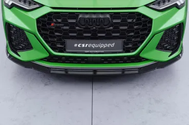 CSR Frontspoiler | Cup-Spoilerlippe mit ABE für Audi RSQ3 (F3) CSL838-L Lackierung erforderlich (unlackiert roh)
