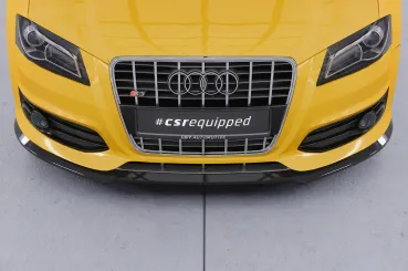 CSR Frontspoiler | Cup-Spoilerlippe mit ABE für Audi S3 (8P/8PA) CSL890-G Glossy schwarz Hochglanz (keine Lackierung erforderlich)