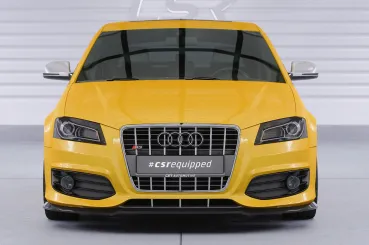 CSR Frontspoiler | Cup-Spoilerlippe mit ABE für Audi S3 (8P/8PA) CSL890-L Lackierung erforderlich (unlackiert roh)