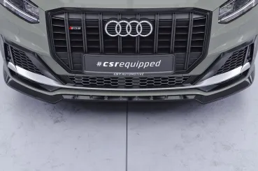 CSR Frontspoiler | Cup-Spoilerlippe mit ABE für Audi SQ2 (GA) CSL839-C Carbon Look Hochglanz (keine Lackierung erforderlich)
