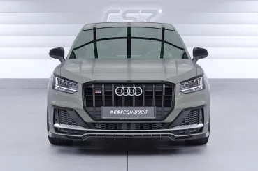 CSR Frontspoiler | Cup-Spoilerlippe mit ABE für Audi SQ2 (GA) CSL839-C Carbon Look Hochglanz (keine Lackierung erforderlich)