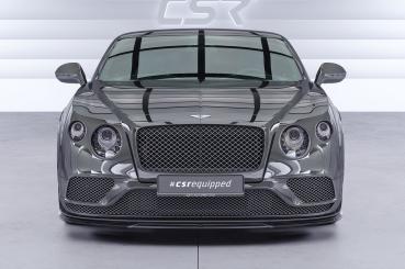 CSR Frontspoiler | Cup-Spoilerlippe mit ABE für Bentley Continental GT (2.Gen) Speed CSL016-L Lackierung erforderlich (unlackiert roh)