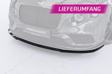 CSR Frontspoiler | Cup-Spoilerlippe mit ABE für Bentley Continental GT (2.Gen) Speed CSL016-L Lackierung erforderlich (unlackiert roh)