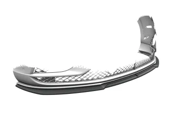 CSR Frontspoiler | Cup-Spoilerlippe mit ABE für Bentley Continental GT (2.Gen) Speed CSL016-G Glossy schwarz Hochglanz (keine Lackierung erforderlich)