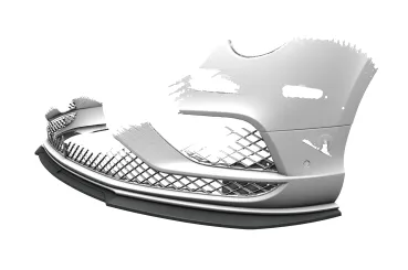 CSR Frontspoiler | Cup-Spoilerlippe mit ABE für Bentley Continental GT (2.Gen) Speed CSL016-G Glossy schwarz Hochglanz (keine Lackierung erforderlich)