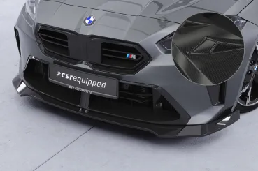 CSR Frontspoiler | Cup-Spoilerlippe mit ABE für BMW 1er F70 / 2er F74  CSL949-C Carbon Look Hochglanz (keine Lackierung erforderlich)