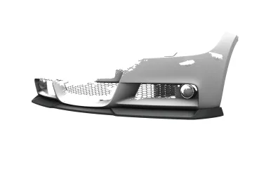 CSR Frontspoiler | Cup-Spoilerlippe mit ABE für BMW 3er E90 / E91 M-Paket CSL832-G Glossy schwarz Hochglanz (keine Lackierung erforderlich)