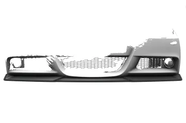 CSR Frontspoiler | Cup-Spoilerlippe mit ABE für BMW 3er E90 / E91 M-Paket CSL832-C Carbon Look Hochglanz (keine Lackierung erforderlich)