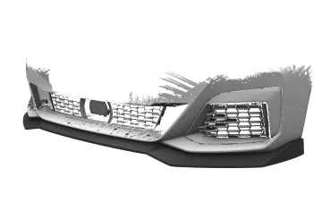 CSR Frontspoiler | Cup-Spoilerlippe mit ABE für BMW 5er G30/G31 M-Paket LCI CSL646-G Glossy schwarz Hochglanz (keine Lackierung erforderlich)