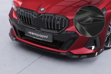 CSR Frontspoiler | Cup-Spoilerlippe mit ABE für BMW 5er G60 / i5 G60 CSL860-G Glossy schwarz Hochglanz (keine Lackierung erforderlich)