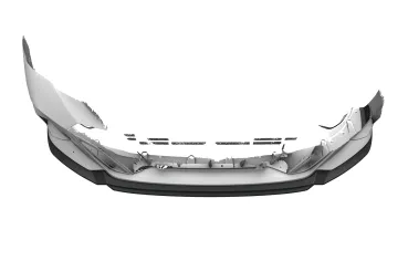 CSR Frontspoiler | Cup-Spoilerlippe mit ABE für BMW 5er / i5 G60 CSL820-C Carbon Look Hochglanz (keine Lackierung erforderlich)