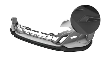 CSR Frontspoiler | Cup-Spoilerlippe mit ABE für BMW 5er / i5 G60 CSL820-L Lackierung erforderlich (unlackiert roh)