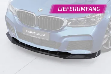 CSR Frontspoiler | Cup-Spoilerlippe mit ABE für BMW 6er G32 CSL893-L Lackierung erforderlich (unlackiert roh)