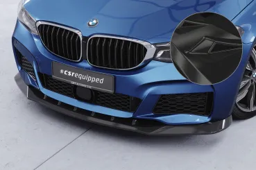 CSR Frontspoiler | Cup-Spoilerlippe mit ABE für BMW 6er G32 CSL893-G Glossy schwarz Hochglanz (keine Lackierung erforderlich)