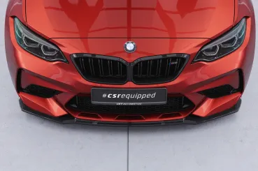 CSR Frontspoiler | Cup-Spoilerlippe mit ABE für BMW M2 Competition (F87) CSL540-L Lackierung erforderlich (unlackiert roh)