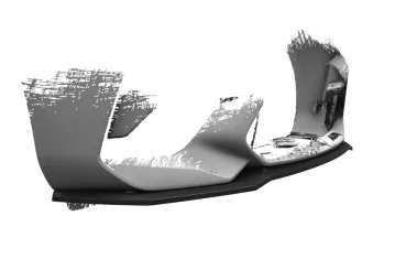 CSR Frontspoiler | Cup-Spoilerlippe mit ABE für BMW M2 Competition (F87) CSL540-S strukturiert schwarz matt (keine Lackierung erforderlich)