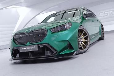 CSR Frontspoiler | Cup-Spoilerlippe mit ABE für BMW M5 G90/G99 CSL986-C Carbon Look Hochglanz (keine Lackierung erforderlich)