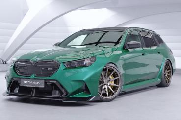 CSR Frontspoiler | Cup-Spoilerlippe mit ABE für BMW M5 G90/G99 CSL986-S strukturiert schwarz matt (keine Lackierung erforderlich)