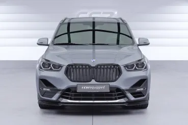 CSR Frontspoiler | Cup-Spoilerlippe mit ABE für BMW  X1 (F48) CSL662-L Lackierung erforderlich (unlackiert roh)