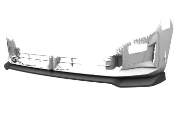 CSR Frontspoiler | Cup-Spoilerlippe mit ABE für BMW X3 G45 CSL980-S strukturiert schwarz matt (keine Lackierung erforderlich)