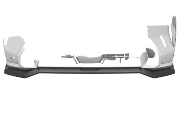 CSR Frontspoiler | Cup-Spoilerlippe mit ABE für BMW X7 G07 CSL979-S strukturiert schwarz matt (keine Lackierung erforderlich)