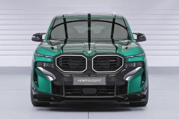 CSR Frontspoiler | Cup-Spoilerlippe mit ABE für BMW XM G09 CSL952-S strukturiert schwarz matt (keine Lackierung erforderlich)