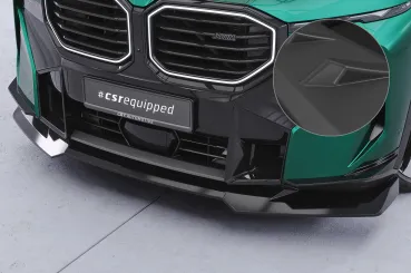 CSR Frontspoiler | Cup-Spoilerlippe mit ABE für BMW XM G09 CSL952-L Lackierung erforderlich (unlackiert roh)